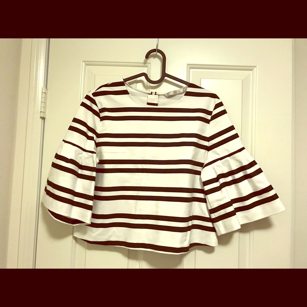 Zara top with arm decorating